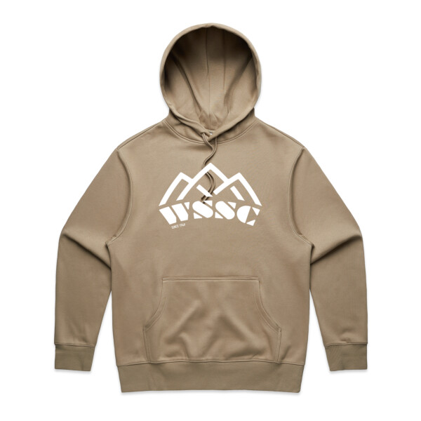 Mens mountain hoodie - simple, front Thumbnail
